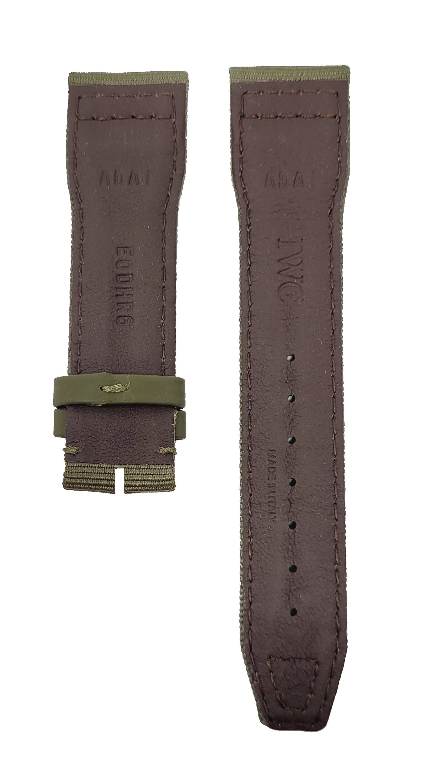 IWC Kautschuk / Textil Armband MXE0HNCJ 22mm