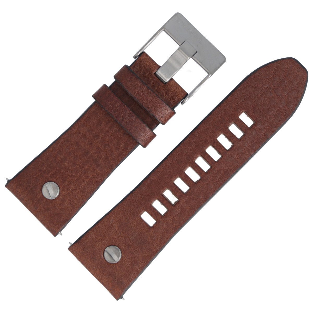 Diesel Uhrenarmband 28mm Leder Braun DZ7314