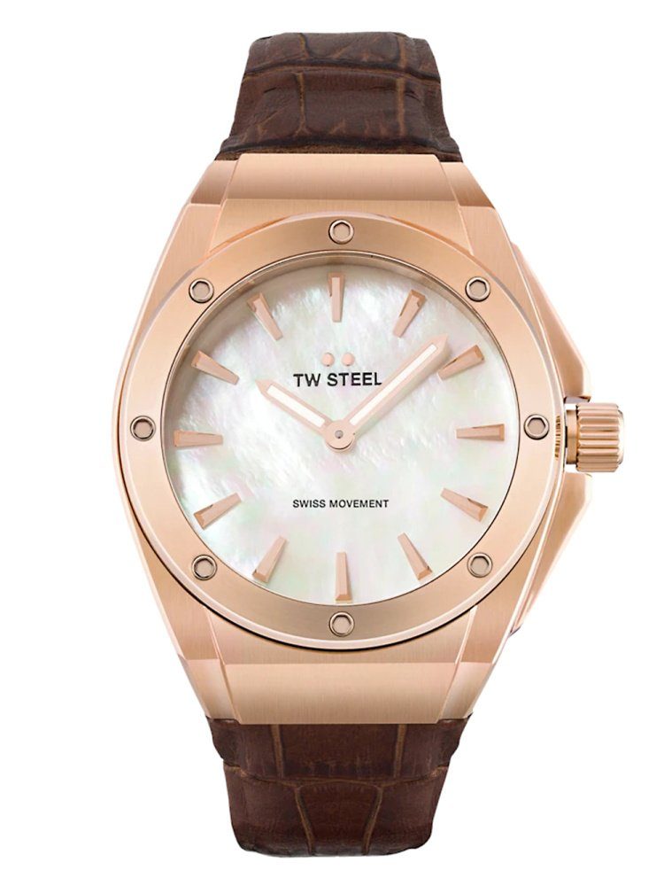 TW Steel Damen Analog Schweizer Quarzwerk CE4034