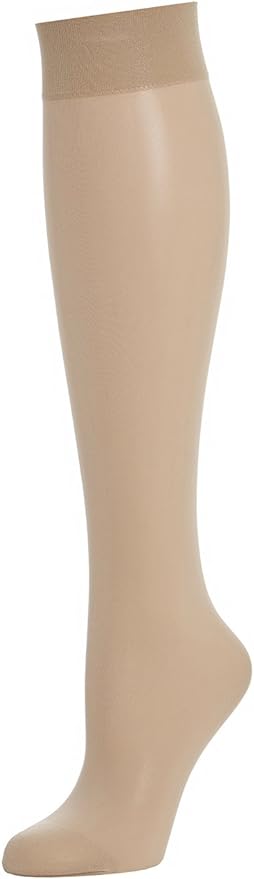 Wolford Damen Individual 10 Control top Strumpfhose, 10 DEN, Beige