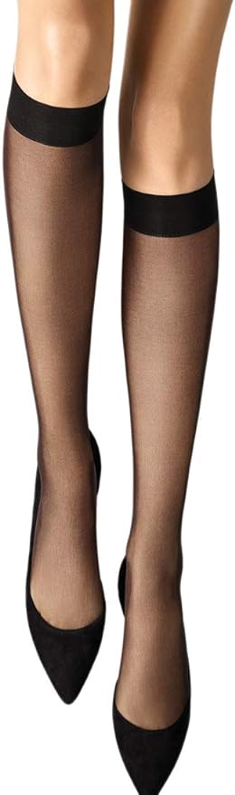 Wolford Damen Individual 10 Knee-Highs Kniestrümpfe