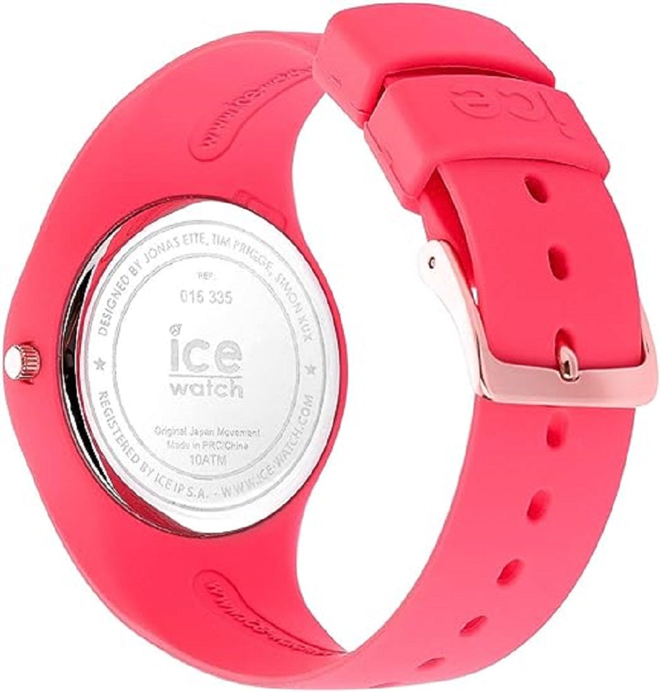 ICE-WATCH - ICE glam colour Raspberry - Rosa Damenuhr mit Silikonarmband