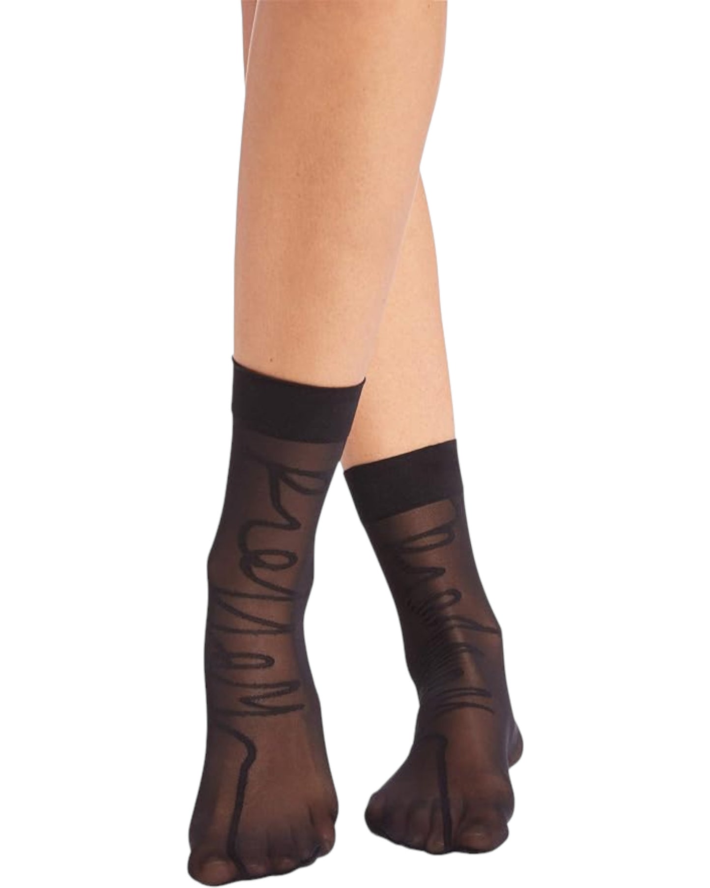 Wolford Damen Aurora Script Socks black OS