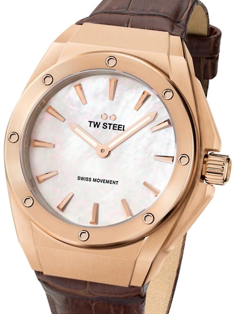 TW Steel Damen Analog Schweizer Quarzwerk CE4034
