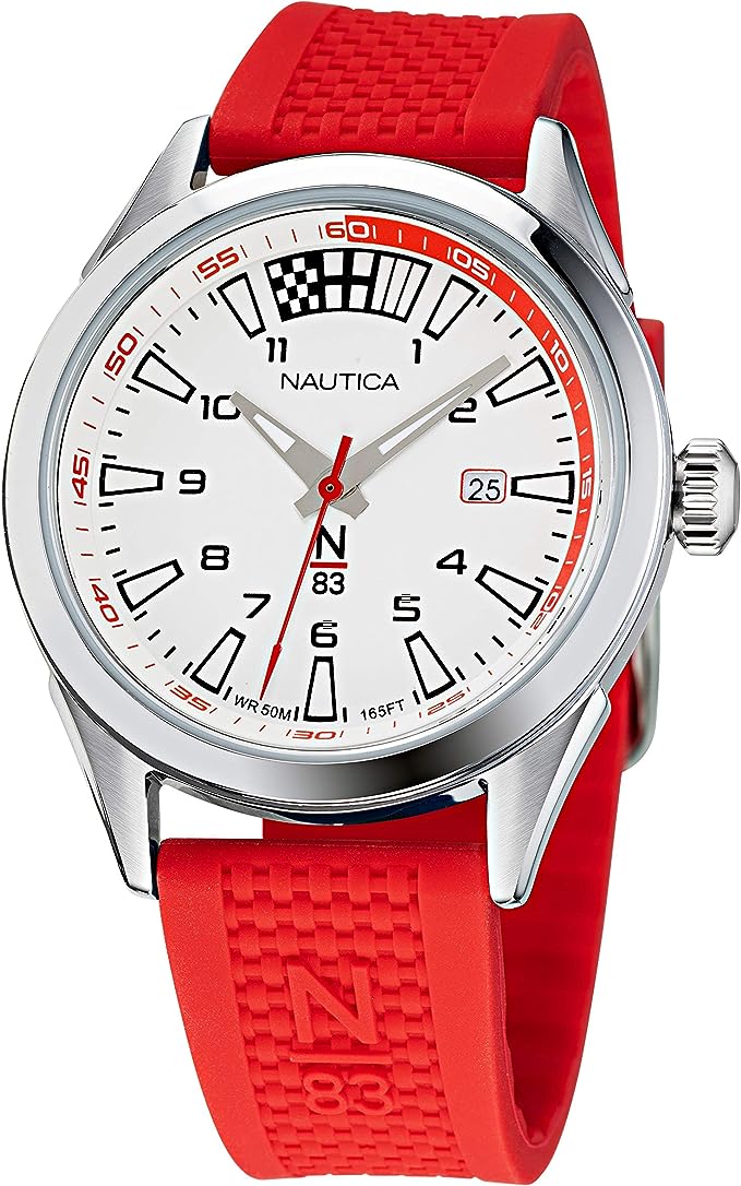Nautica Herren Analog Quarz Uhr NAPHBS118