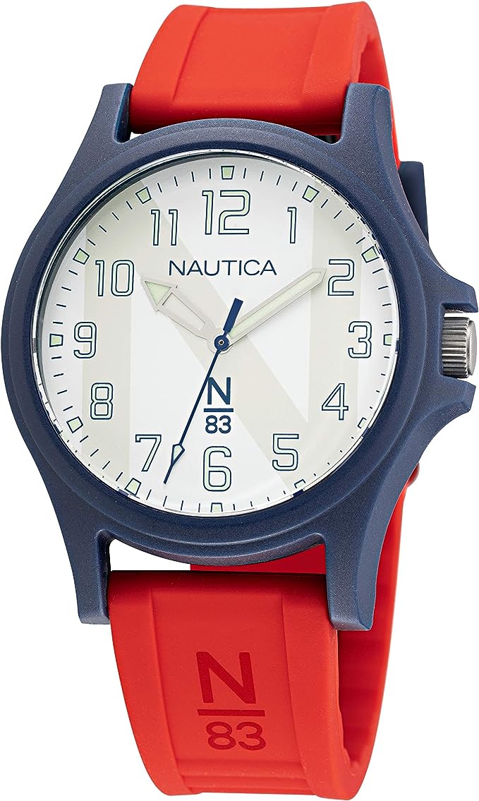 Nautica Herren Analog Quarz Uhr NAPJSS119