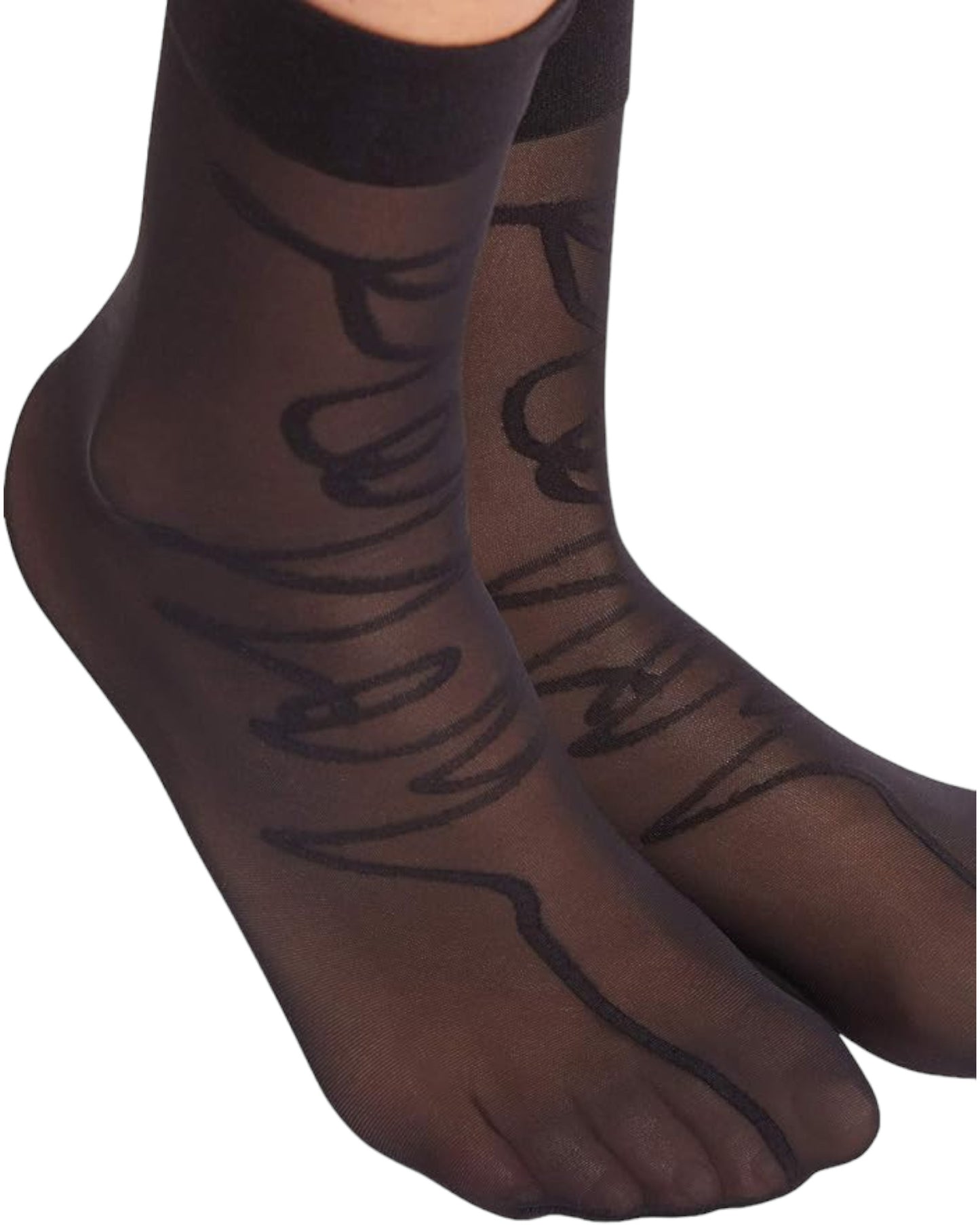 Wolford Damen Aurora Script Socks black OS
