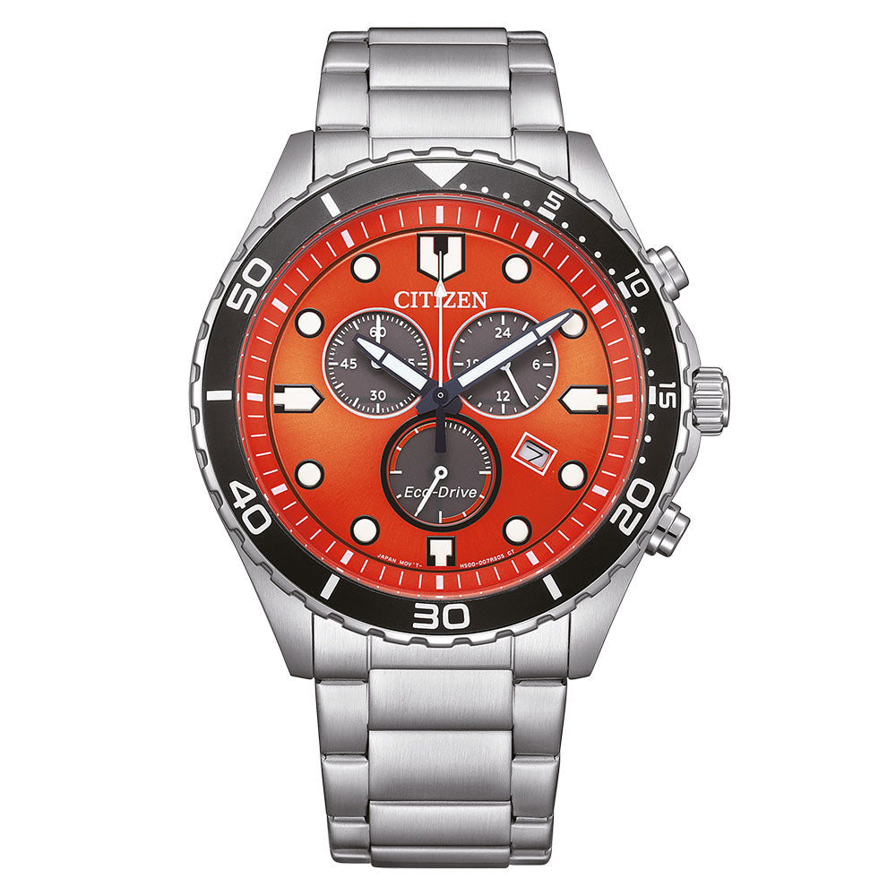 Citizen Herren Sporty-Aqua Solar Uhr AT2560-84X