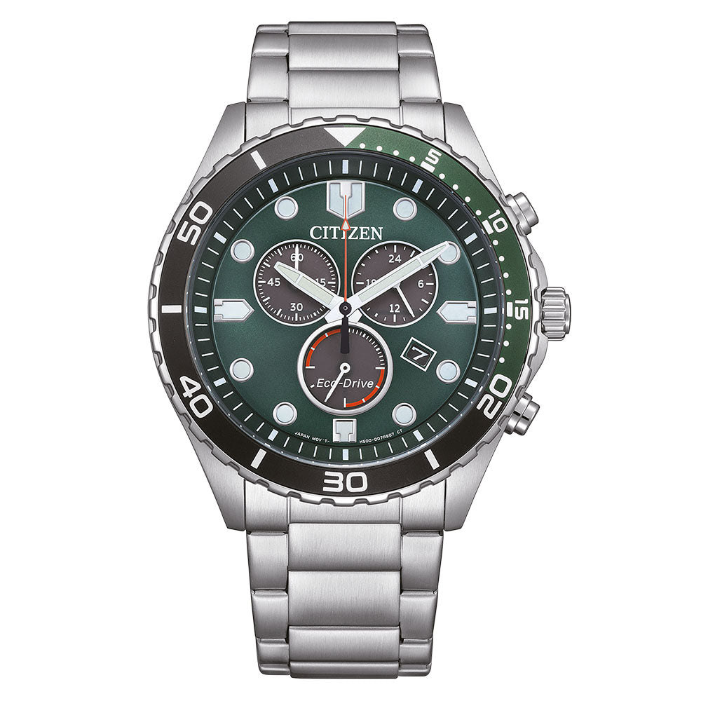Citizen Herren Sporty-Aqua Solar Uhr AT2560-84X