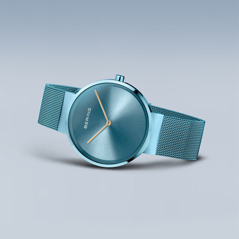 Bering Classic | blau poliert/gebürstet | 14539-388