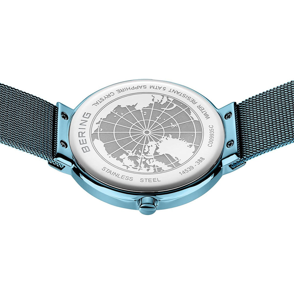 Bering Classic | blau poliert/gebürstet | 14539-388
