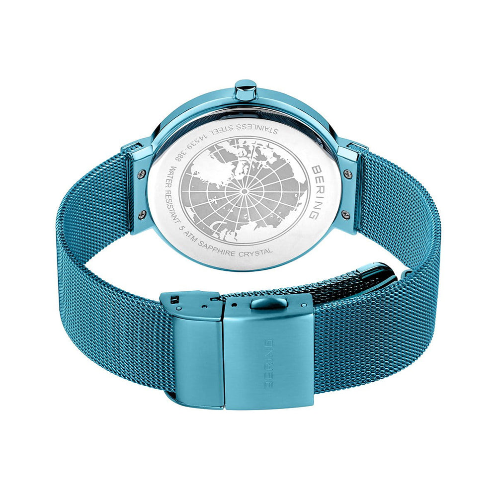 Bering Classic | blau poliert/gebürstet | 14539-388