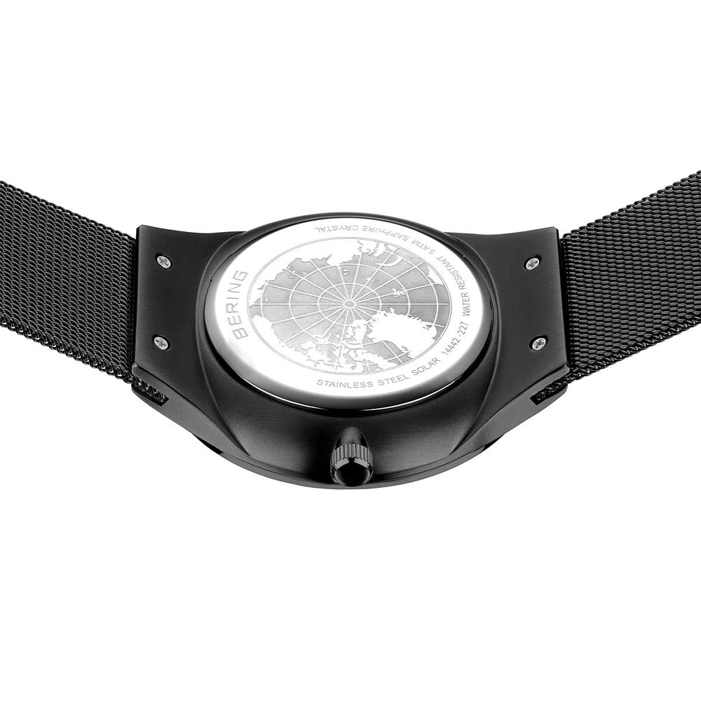 Bering Solar | schwarz poliert/gebürstet | 14442-227