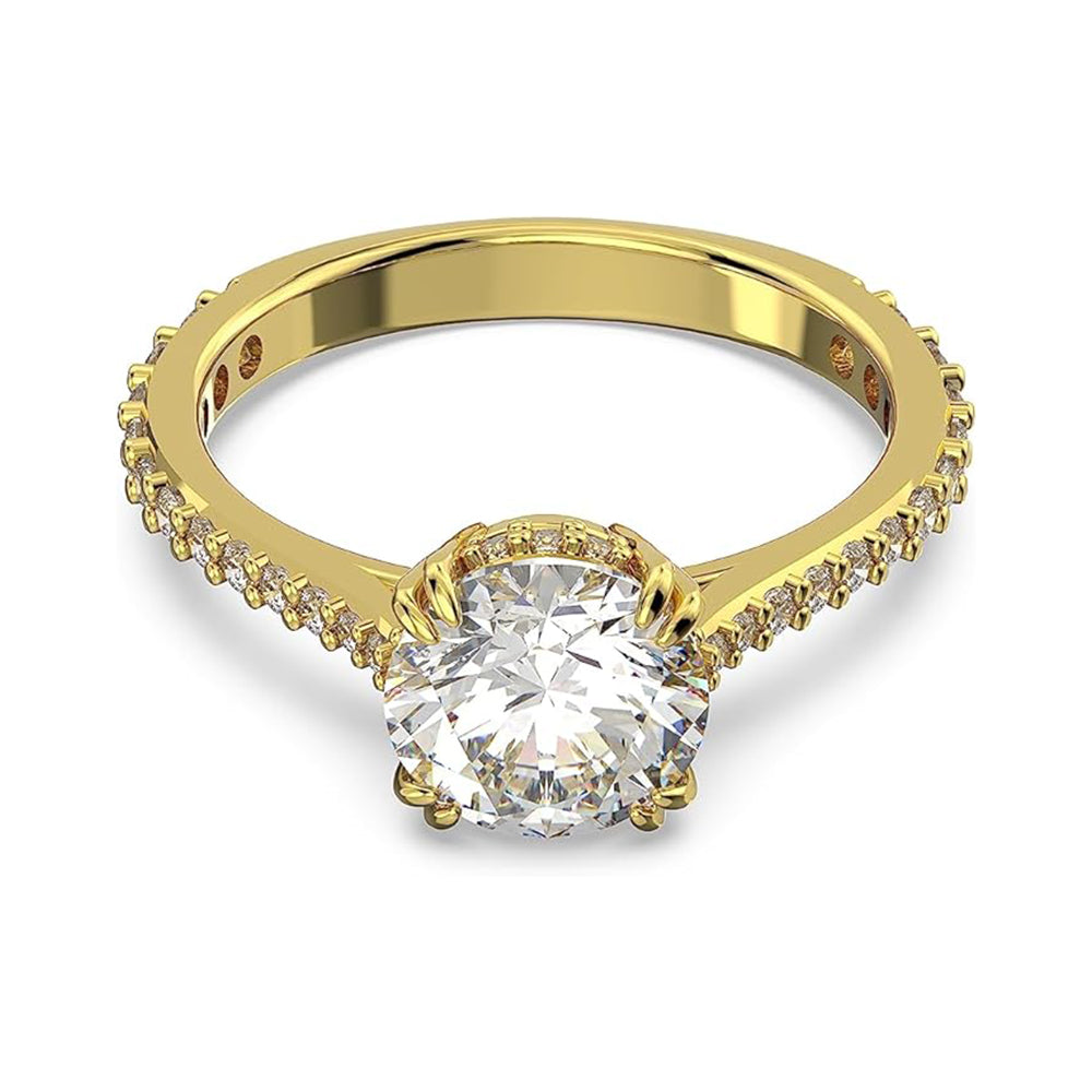Constella Cocktailring von Swarovski - Weiß, Goldlegierungsschicht 5642623
