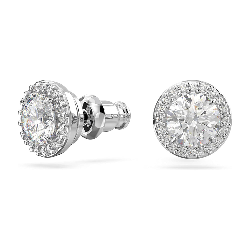Constella Ohrstecker von Swarovski - Weiß, Rhodiniert