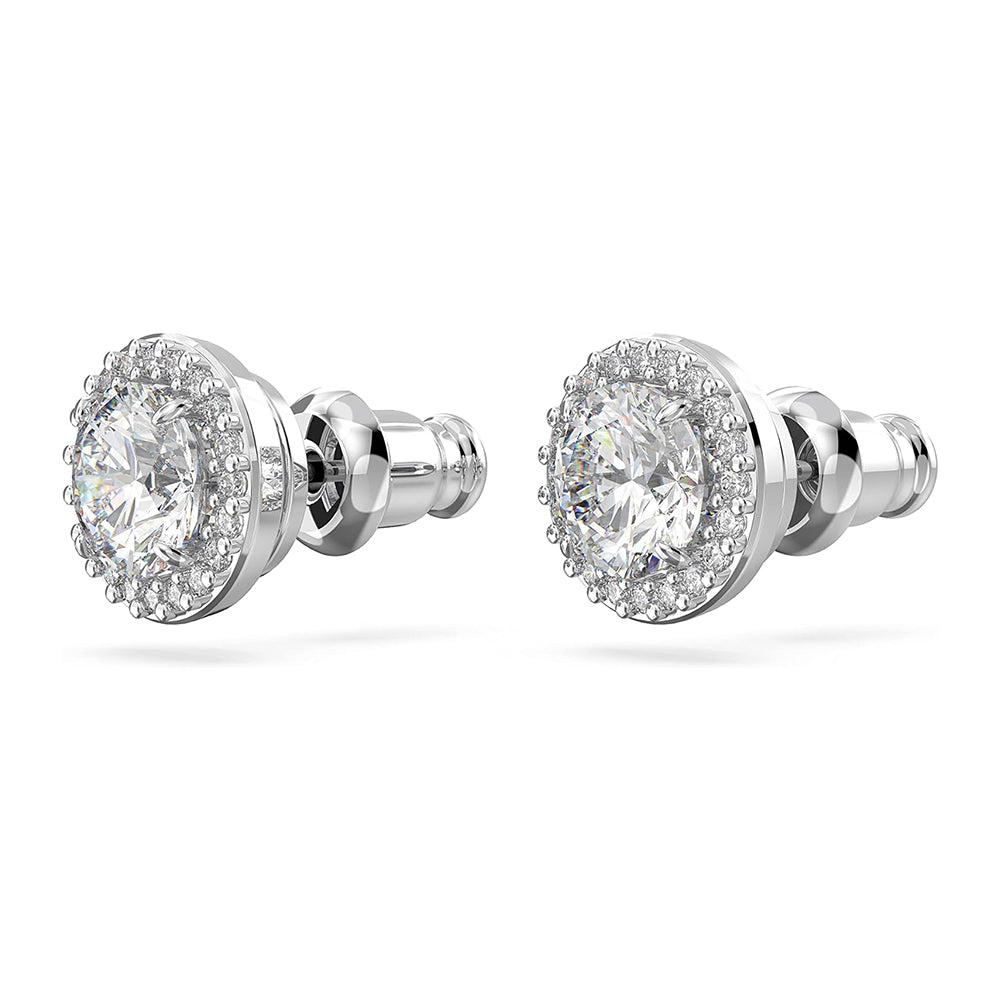 Constella Ohrstecker von Swarovski - Weiß, Rhodiniert