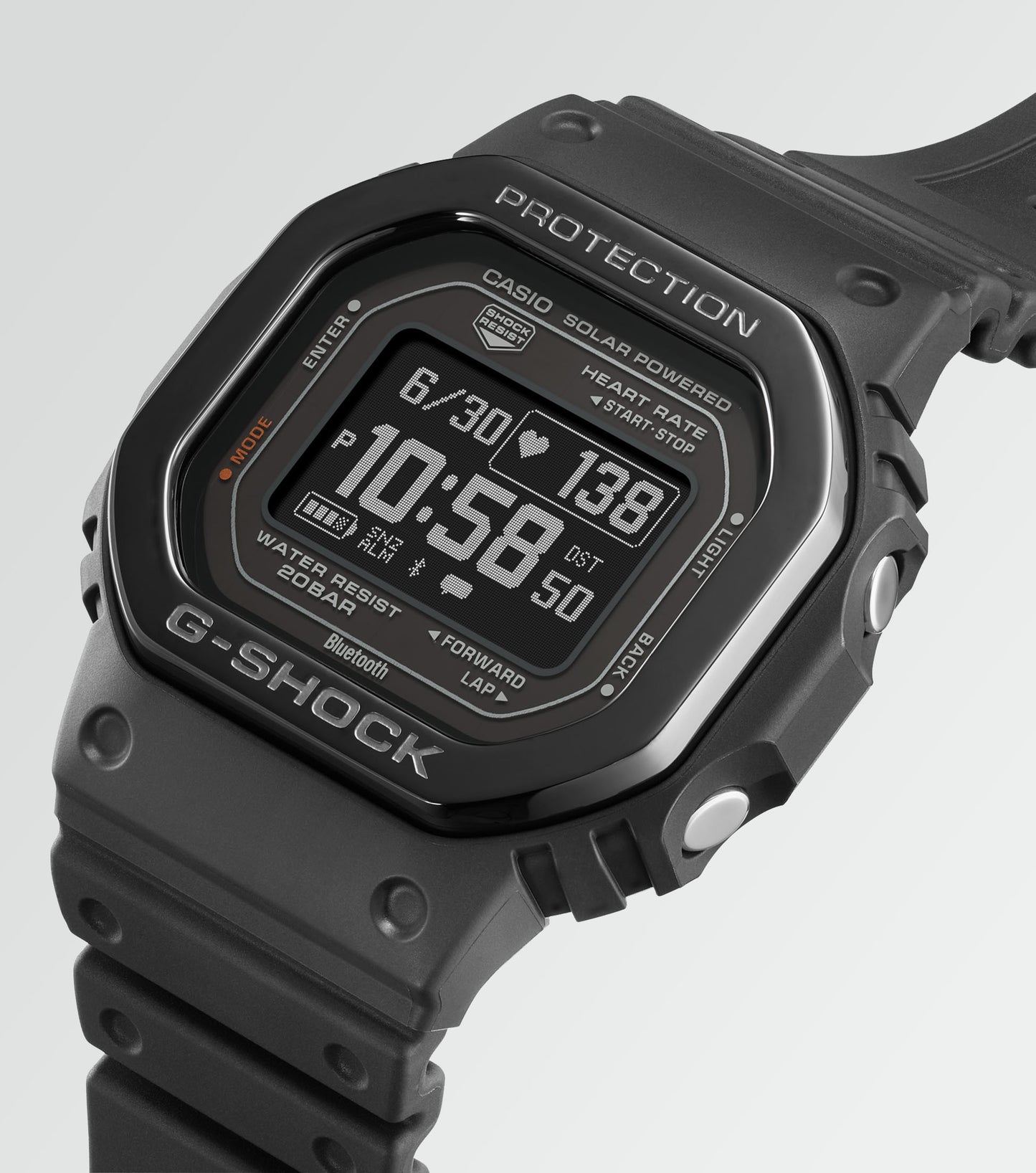 Casio G-Shock G-Squad Digital-Solaruhr Schwarz DW-H5600MB-1ER