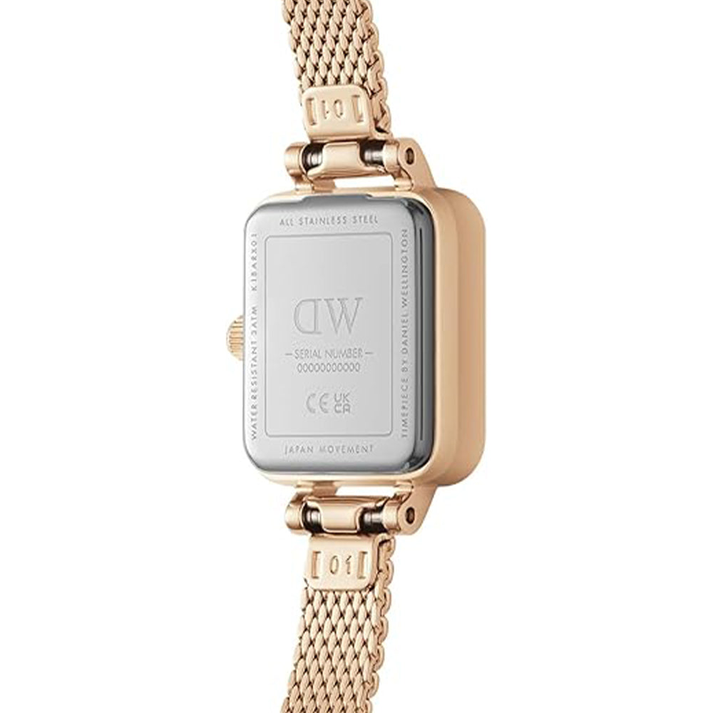 Daniel Wellington Quadro Mini Melrose Rose Gold Amber