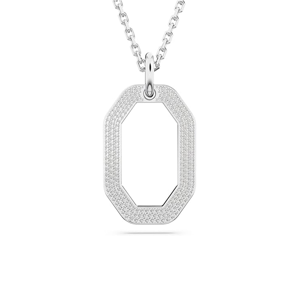 Dextera Anhänger von Swarovski - Mittel, Weiß, Rhodiniert