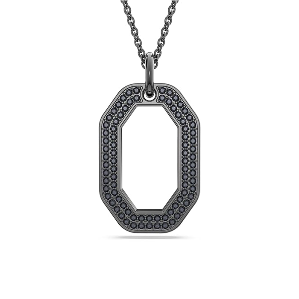Dextera Anhänger von Swarovski - Schwarz, Rutheniert