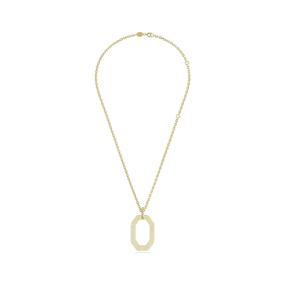 Dextera Anhänger von Swarovski - Weiß, Goldlegierungsschicht