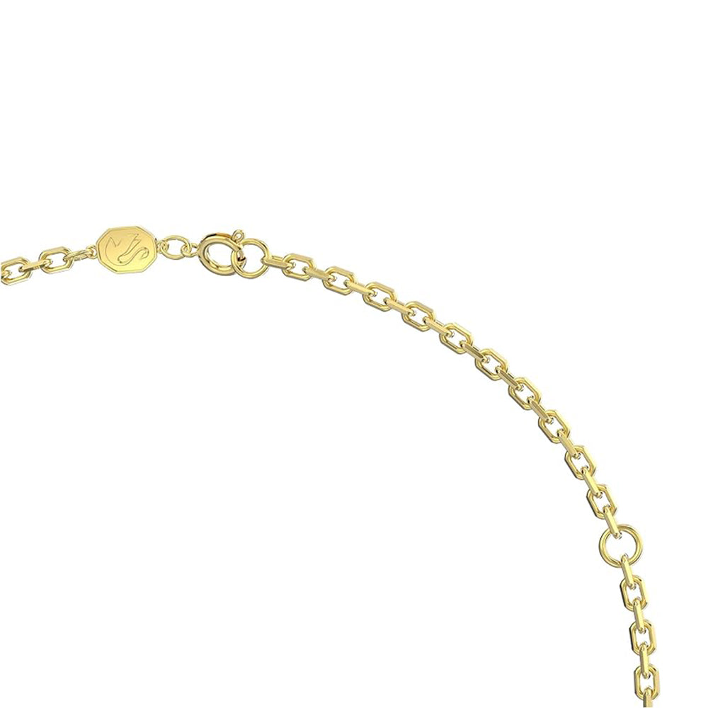 Dextera Anhänger von Swarovski - Weiß, Goldlegierungsschicht