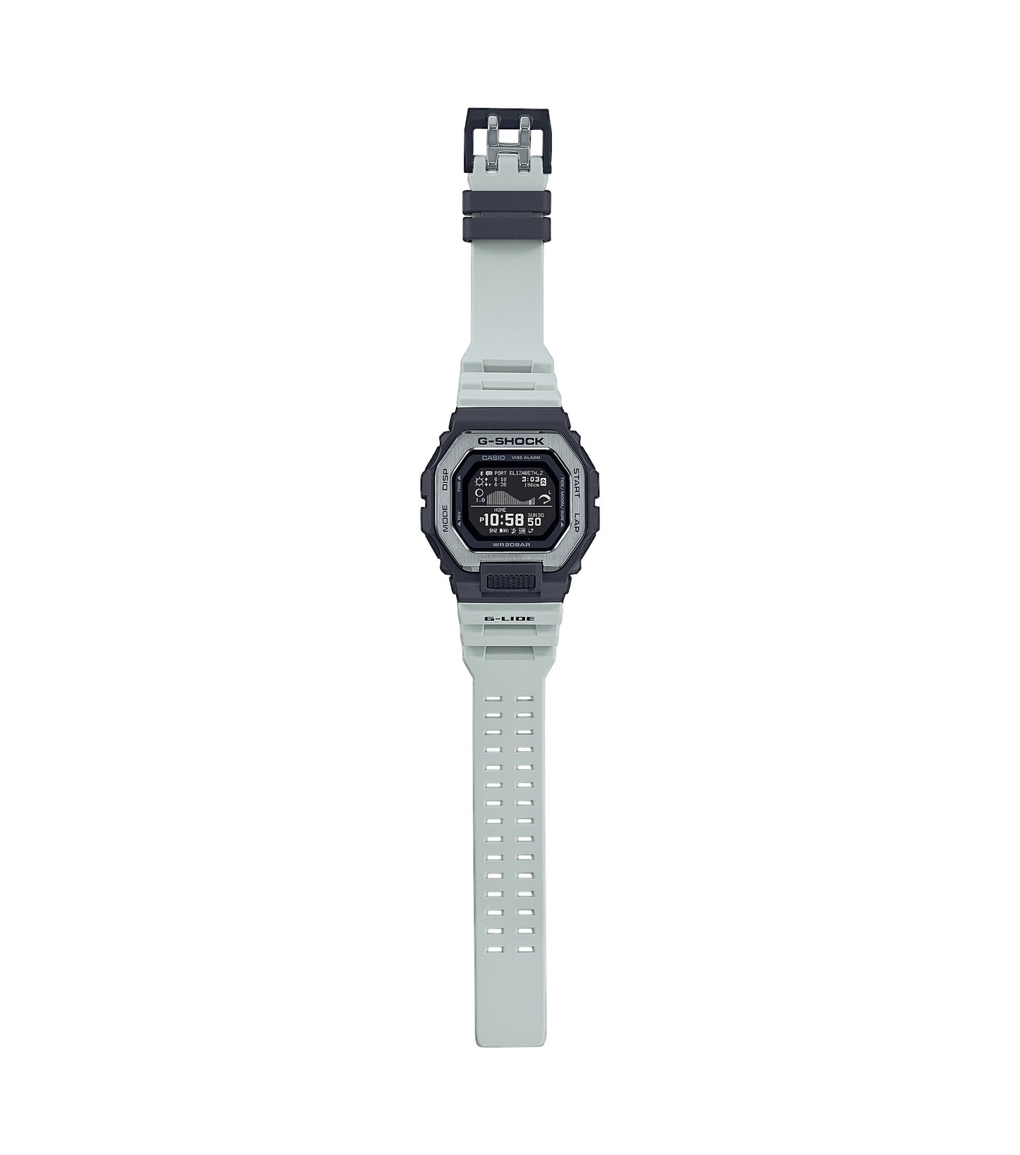 Casio G-Shock G-Lide Digitaluhr Hellgrau/Dunkelgrau GBX-100TT-8ER