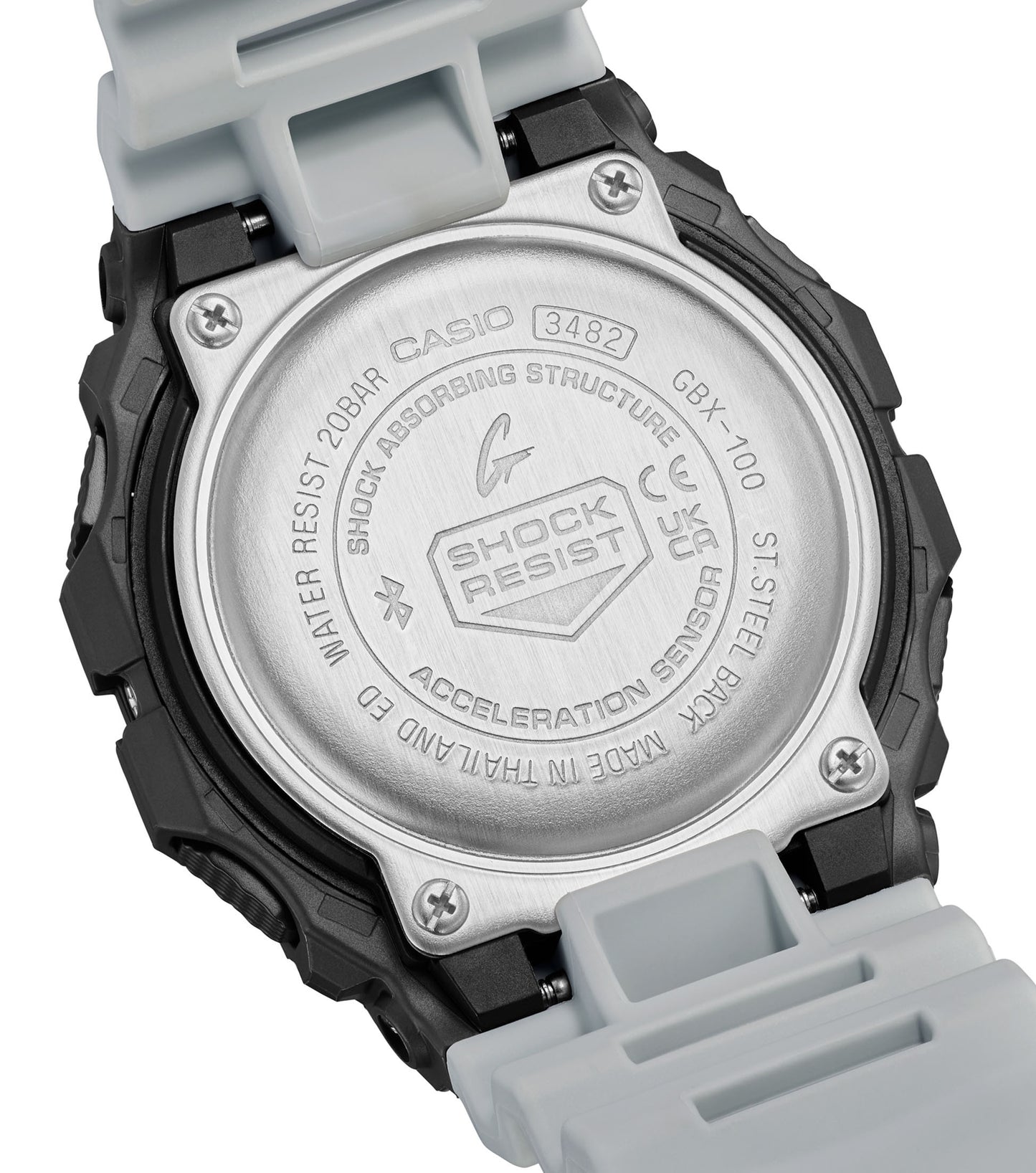 Casio G-Shock G-Lide Digitaluhr Hellgrau/Dunkelgrau GBX-100TT-8ER