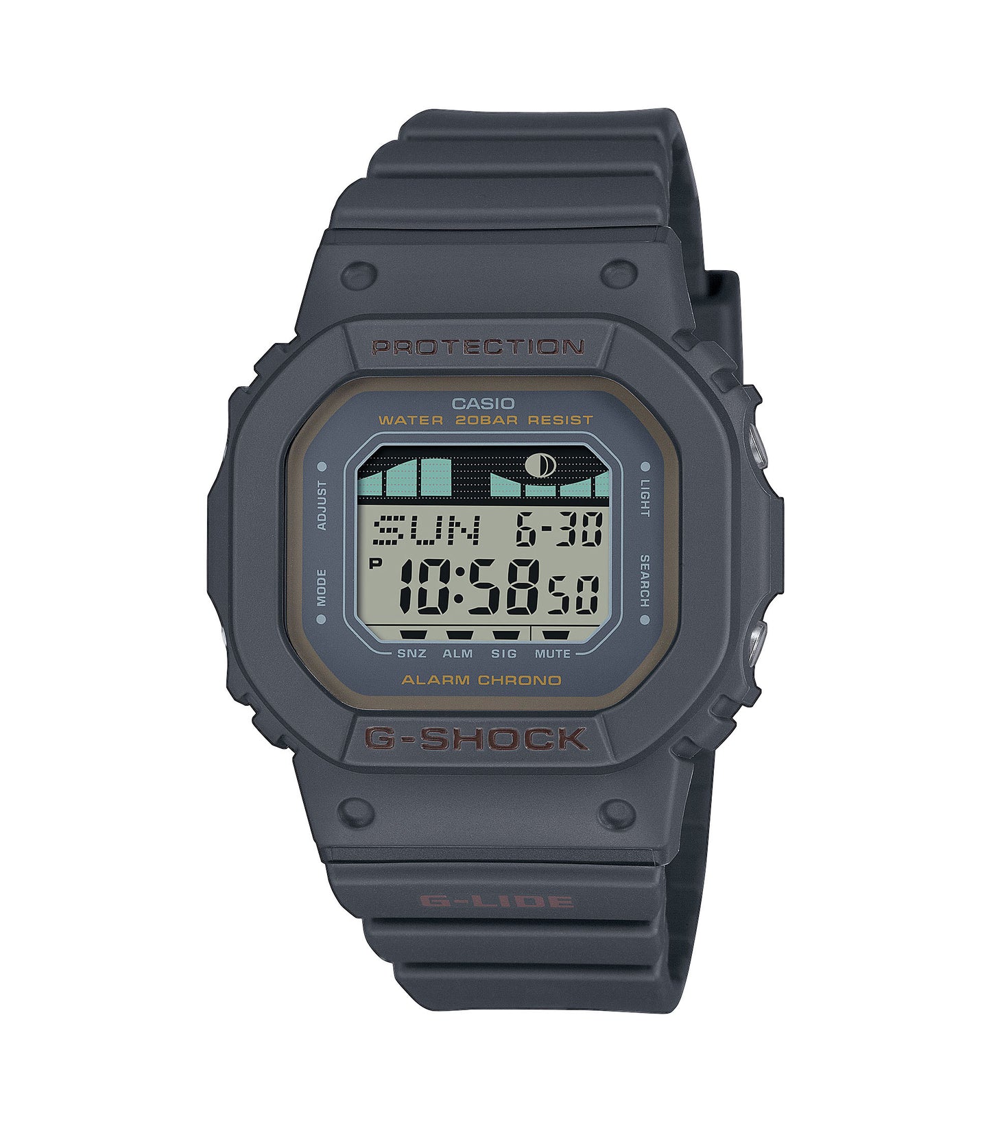 Casio G-Shock G-Lide Damenuhr Dunkelgrau GLX-S5600-1ER
