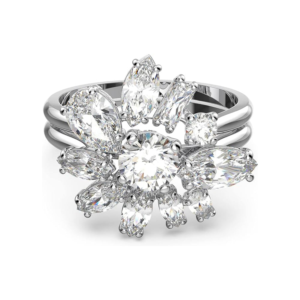 Gema Cocktairing von Swarovski - Weiß