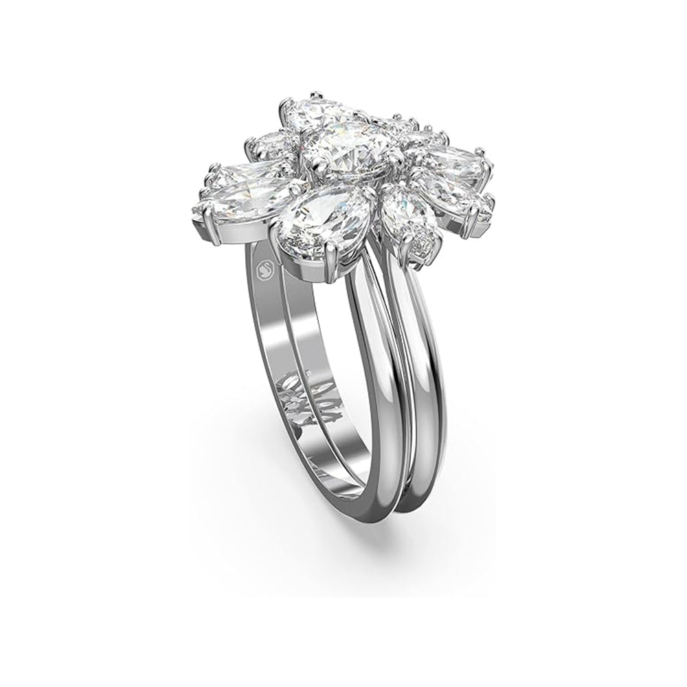 Gema Cocktairing von Swarovski - Weiß