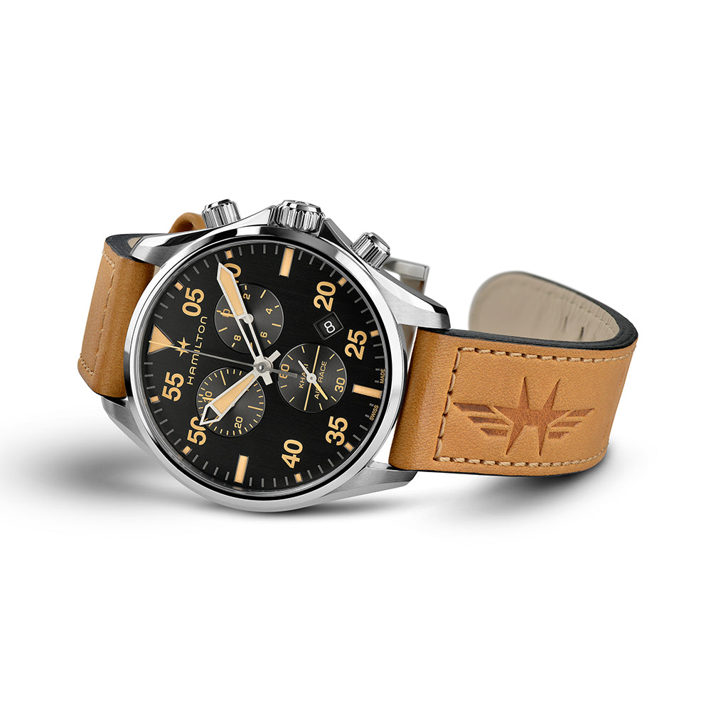 Hamilton Khaki Aviation Khaki Pilot Chrono Quartz