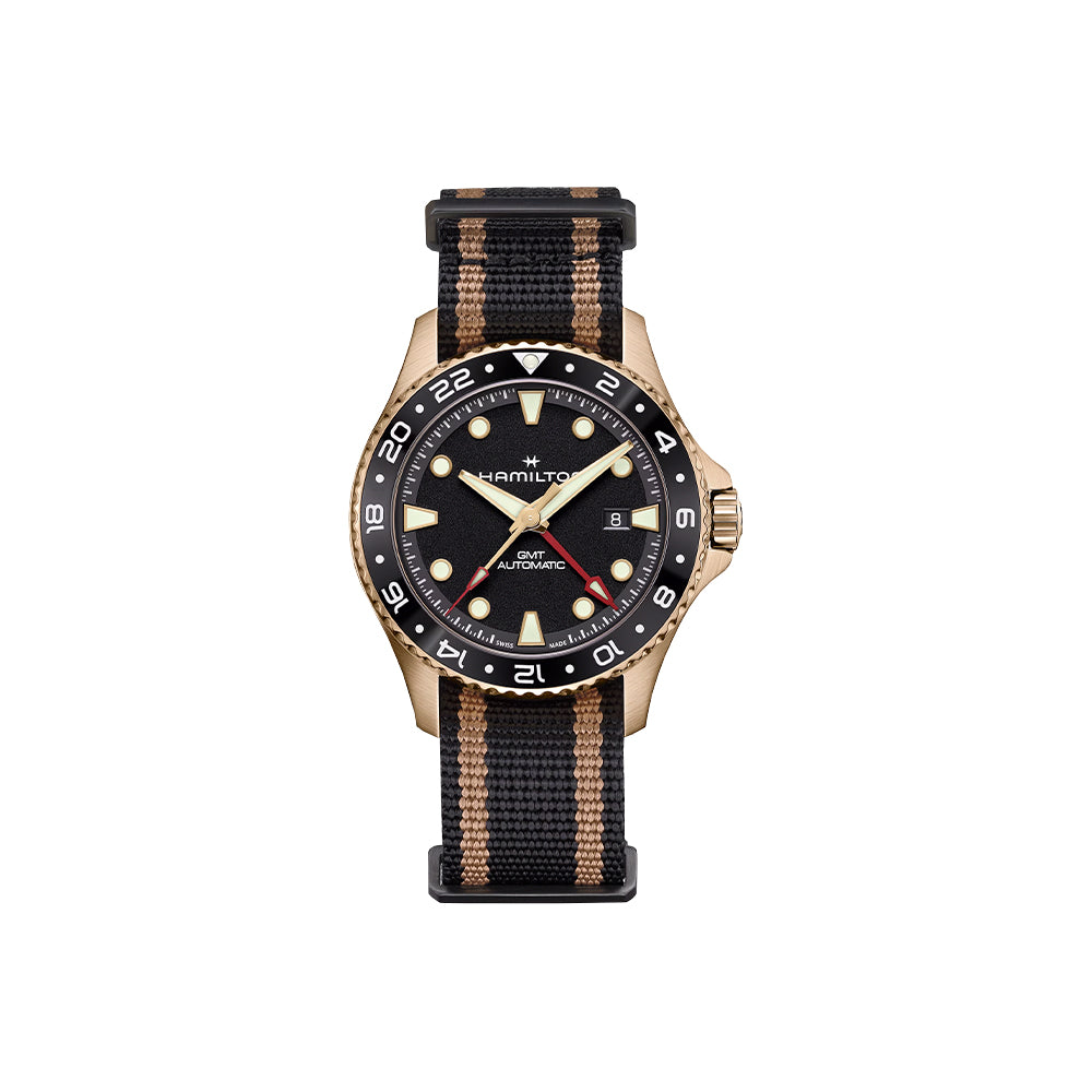 Hamilton Khaki Navy Scuba Automatic GMT 43 mm Bronze