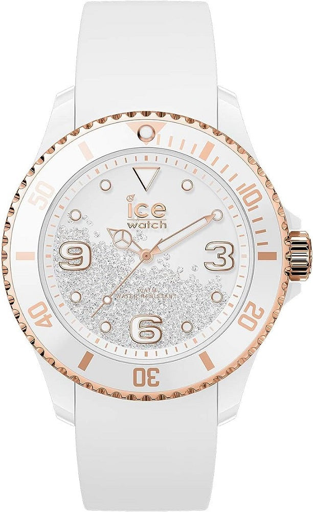 Ice-Watch - ICE crystal White rose-gold (Medium)