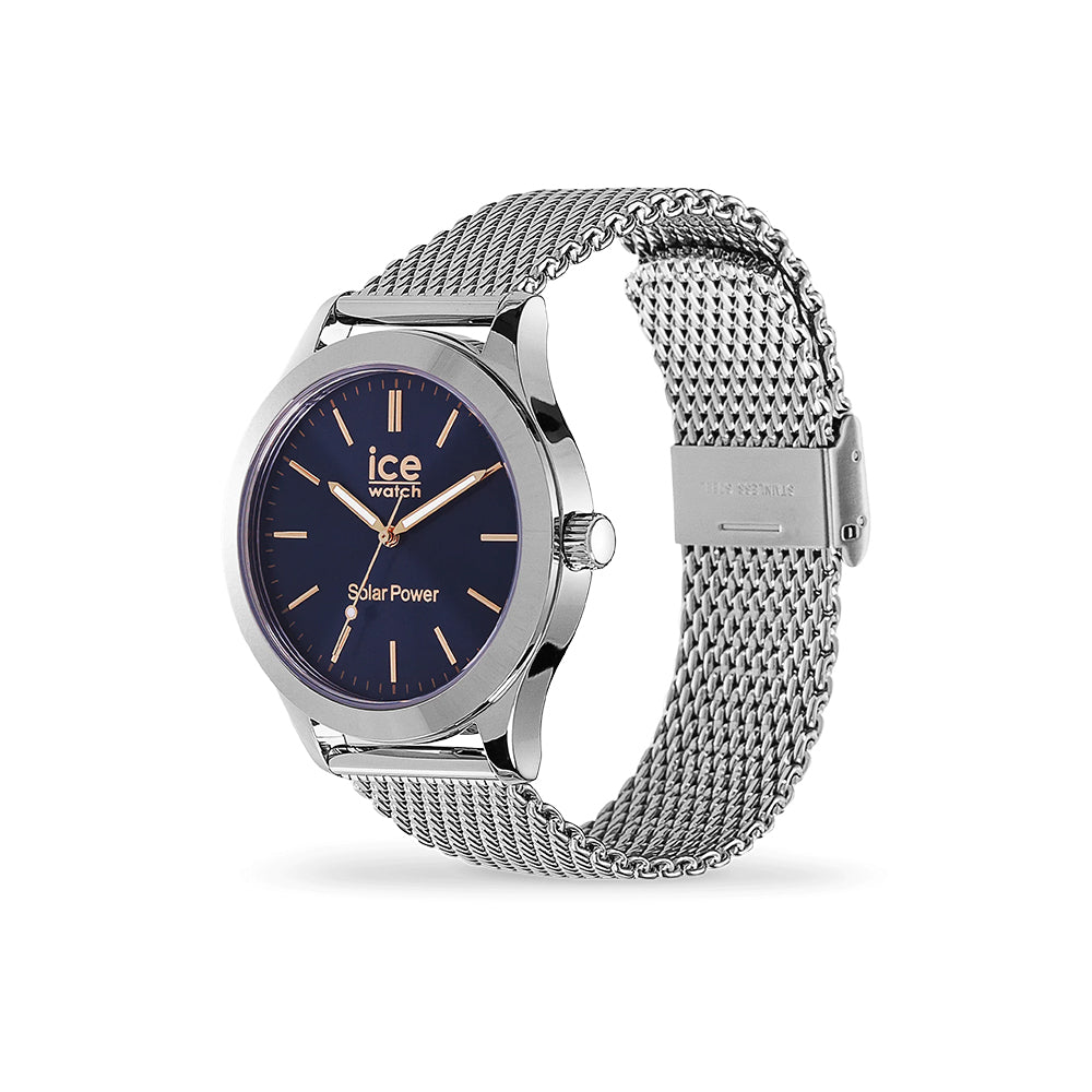 Ice-Watch Ice Steel Silver Dark Blue (M)