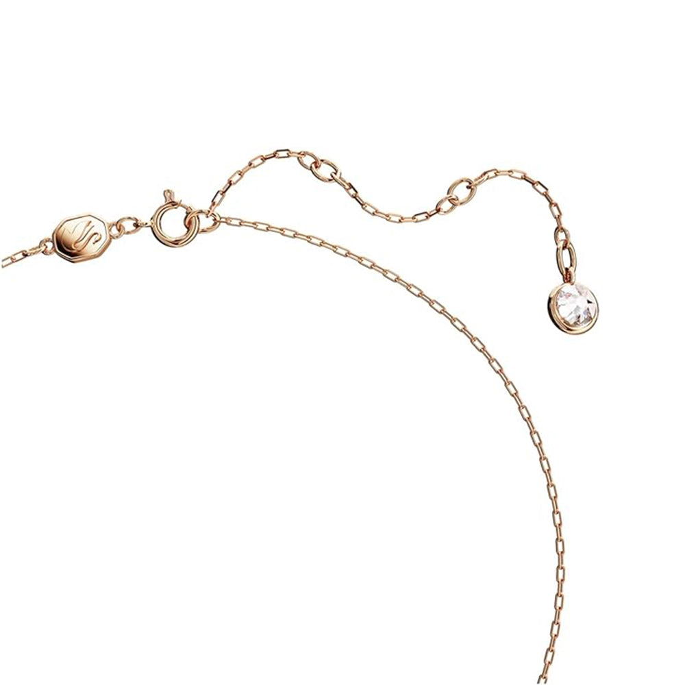 Iconic Swan Anhänger von Swarovski - Weiß, Roségold-Legierungsschicht