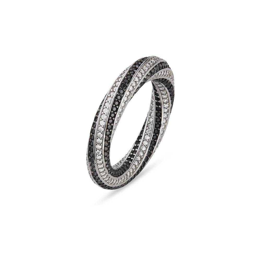 JETTE Damenring TWISTED (Größe: 59)