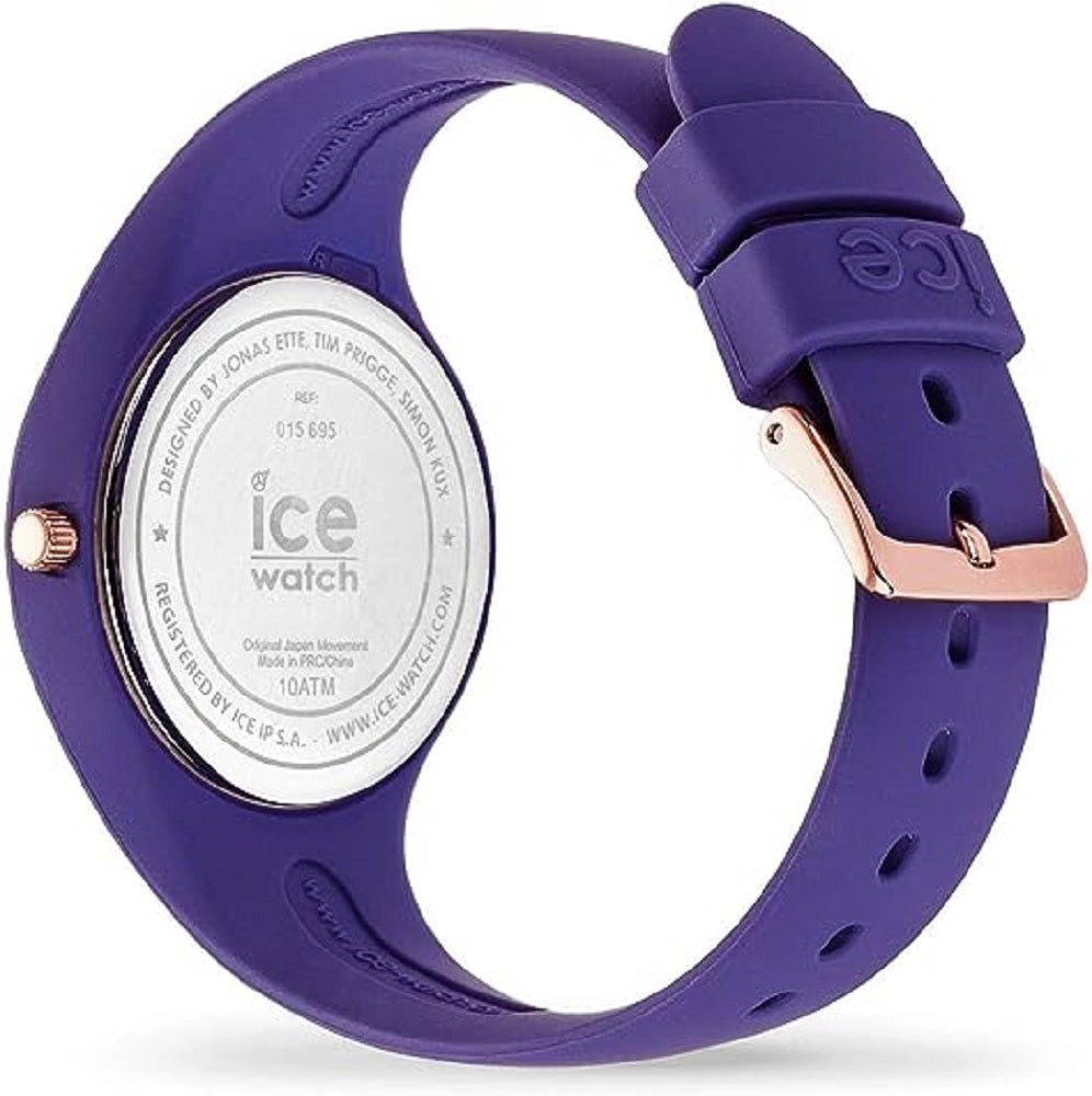 ICE-WATCH - ICE glam colour Violet - Lila Damenuhr mit Silikonarmband