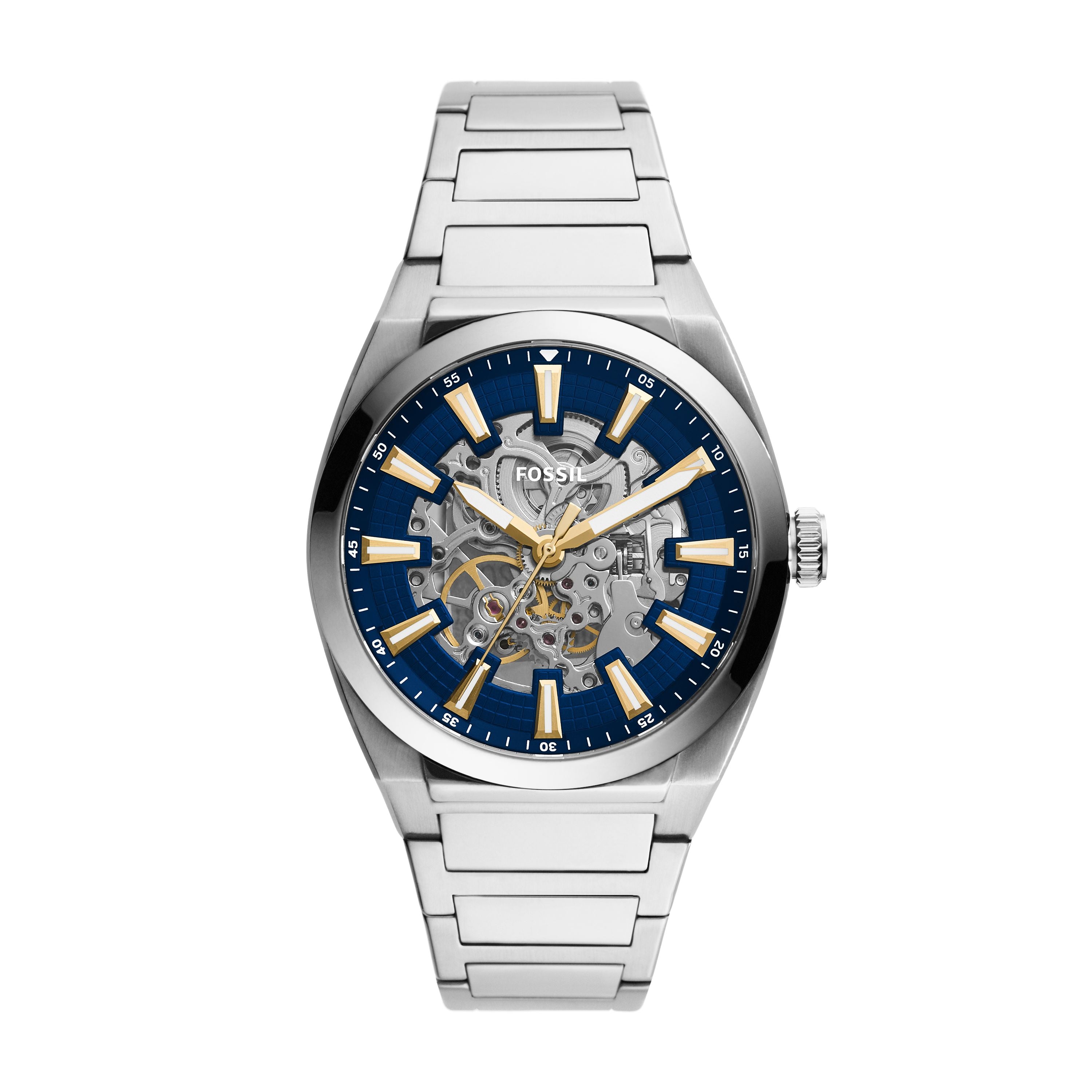 Fossil automatic skeleton watch sale