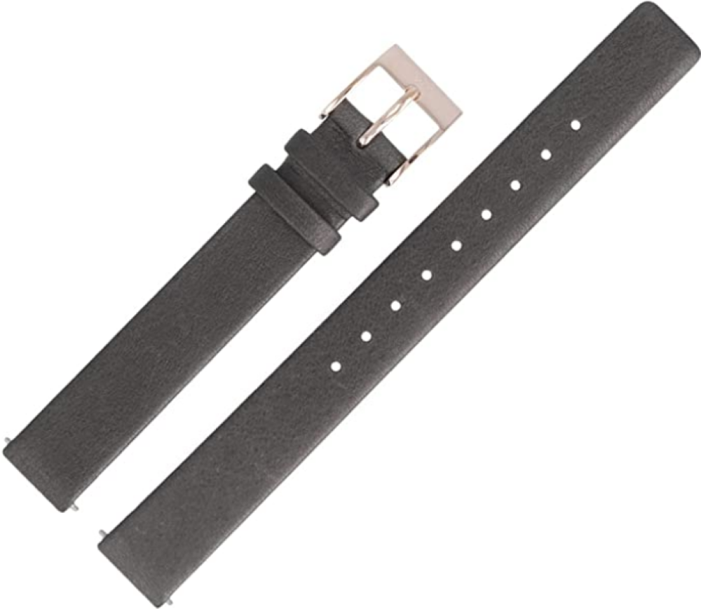 Skagen Uhrenarmband 12mm Leder Grau - SKW2267