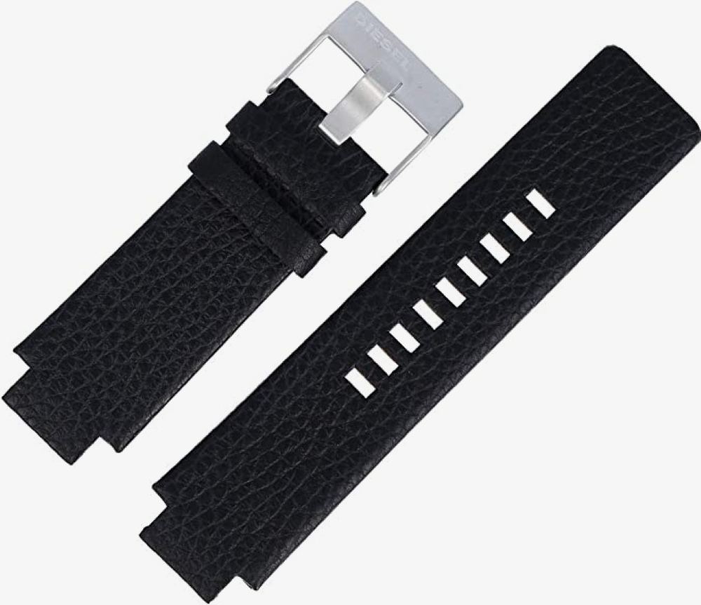 Diesel Uhrenarmband 18mm Leder Schwarz DZ1091