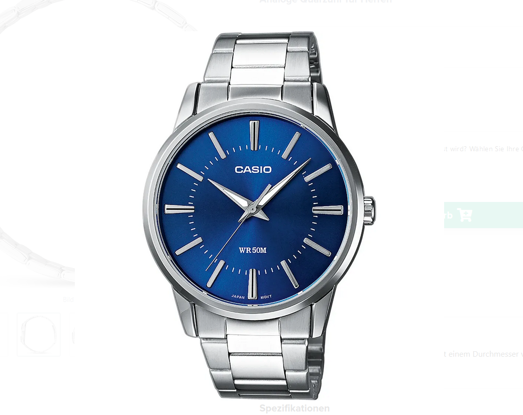 Casio Uhr MTP-1303PD-2AVEG