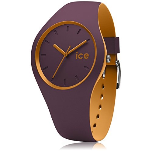 ICE-WATCH - ICE duo Fig Honey - Lila Damenuhr mit Silikonarmband 012967