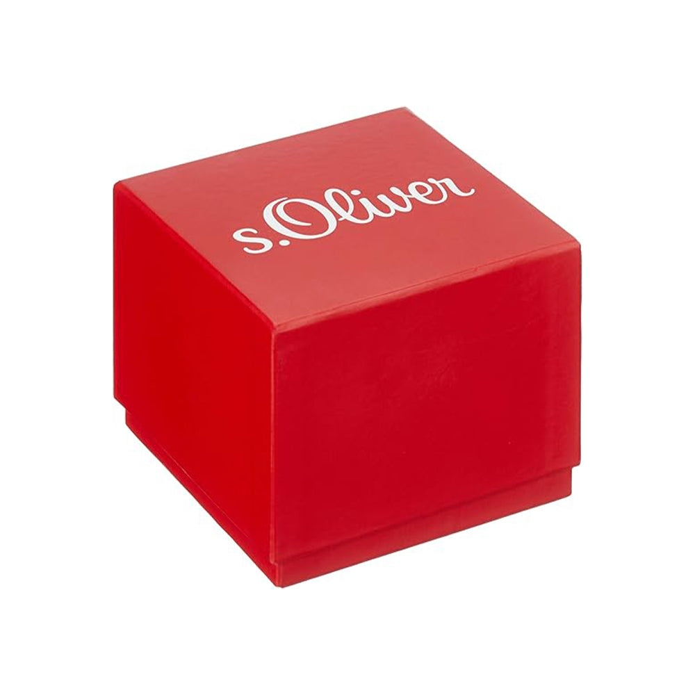 s.Oliver Armbanduhr mit Kunstlederarmband