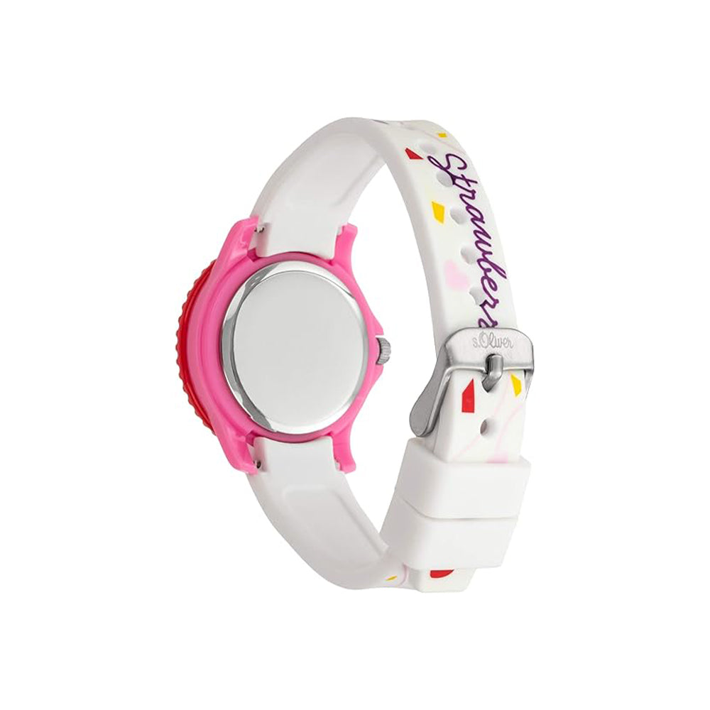 s.Oliver Armbanduhr mit Silikonarmband