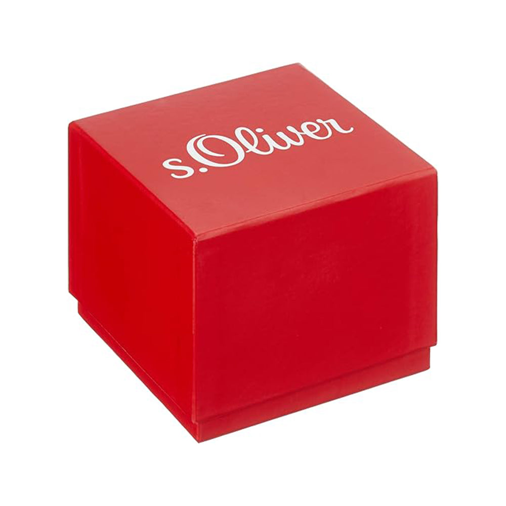 s.Oliver Armbanduhr mit Silikonarmband