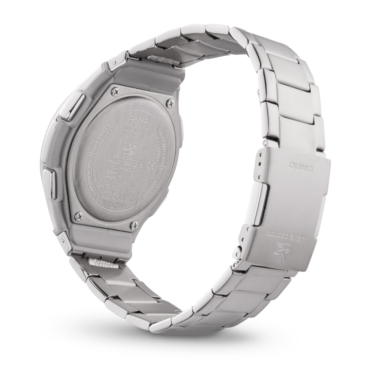 Casio Herren mit Solar und Funk und Titanarmband WVA-M650TD-1AER