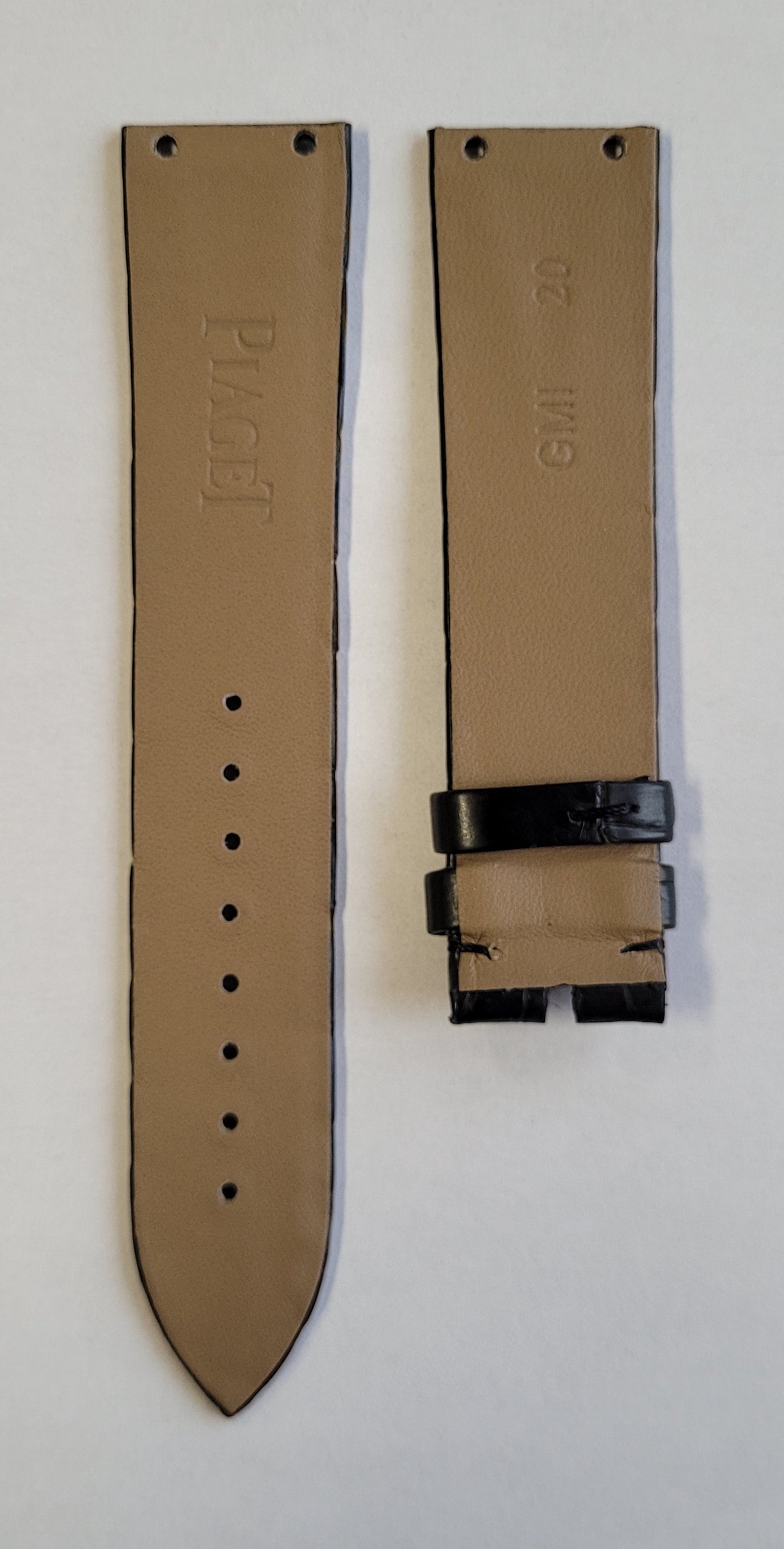 Piaget Krokolederband 20mm