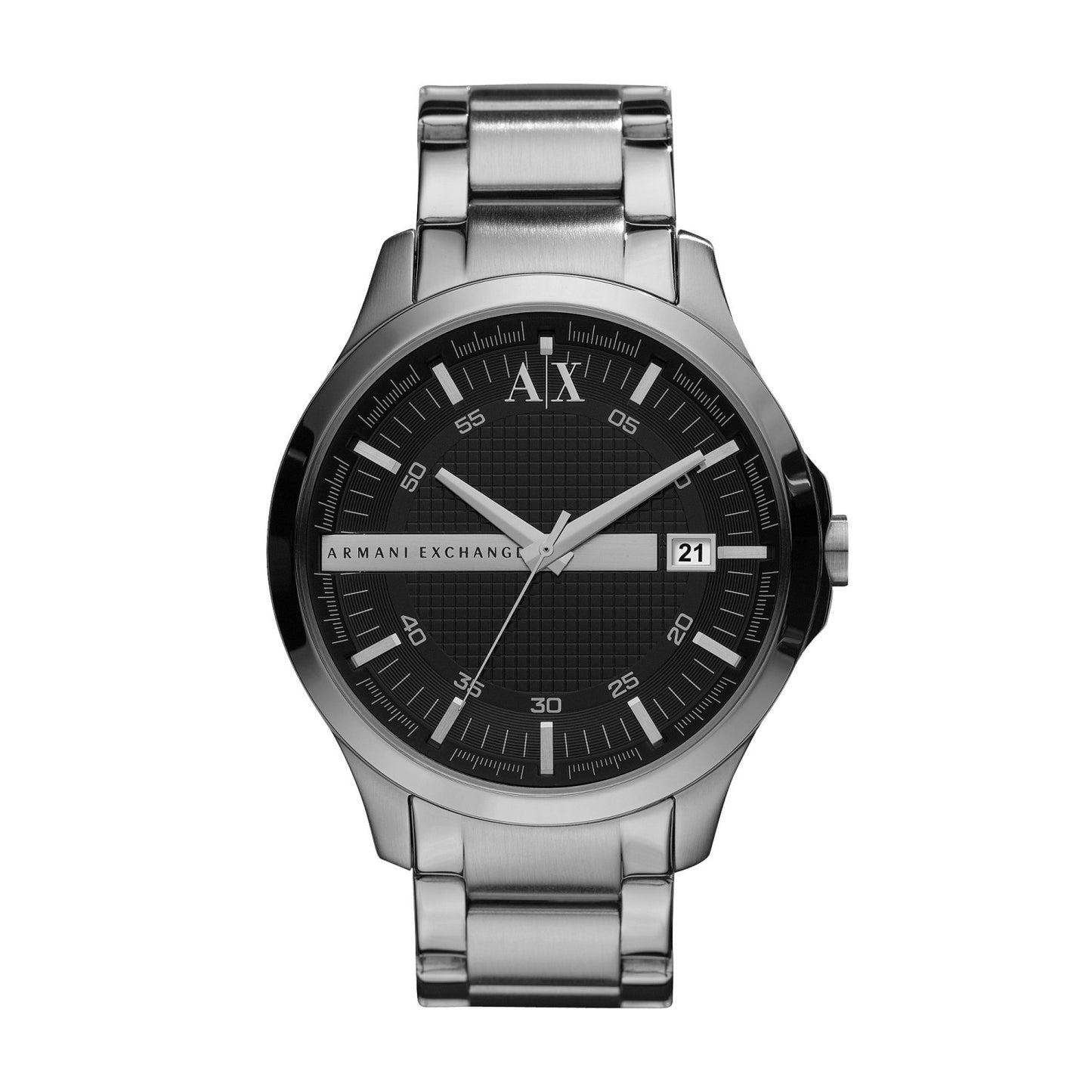 Armani Exchange Herren Analog Quarz Uhr mit Edelstahl Armband AX2103