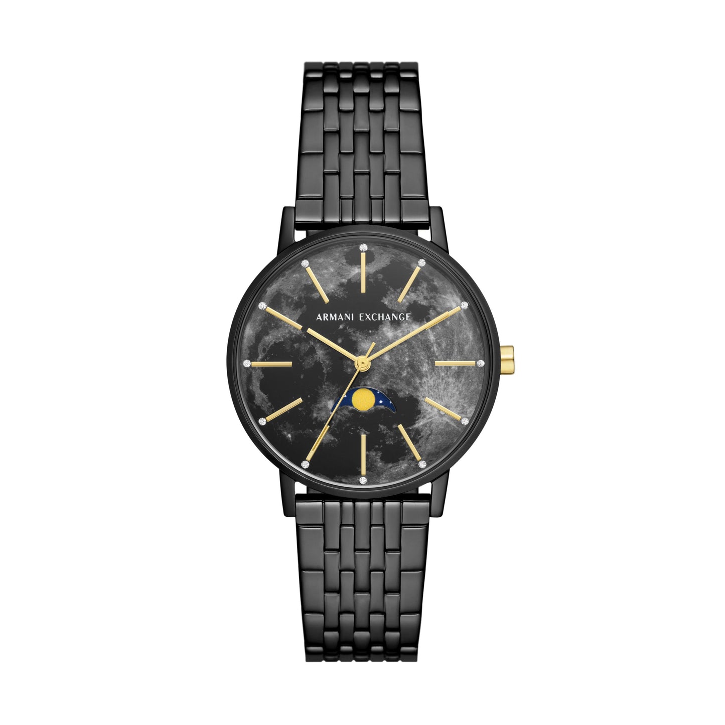 Armani Exchange Herrenuhr mondphaser AX5587